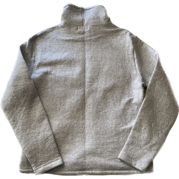 🎯Club Monaco Textured Sweatshirt Gray Size Large - Picture 2 of 12